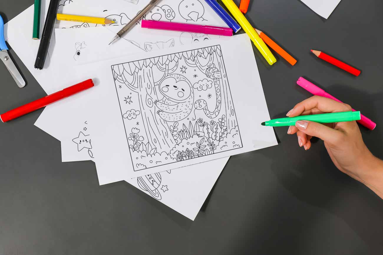 Χρωμοσελίδα χαριτωμένος βραδύπους 